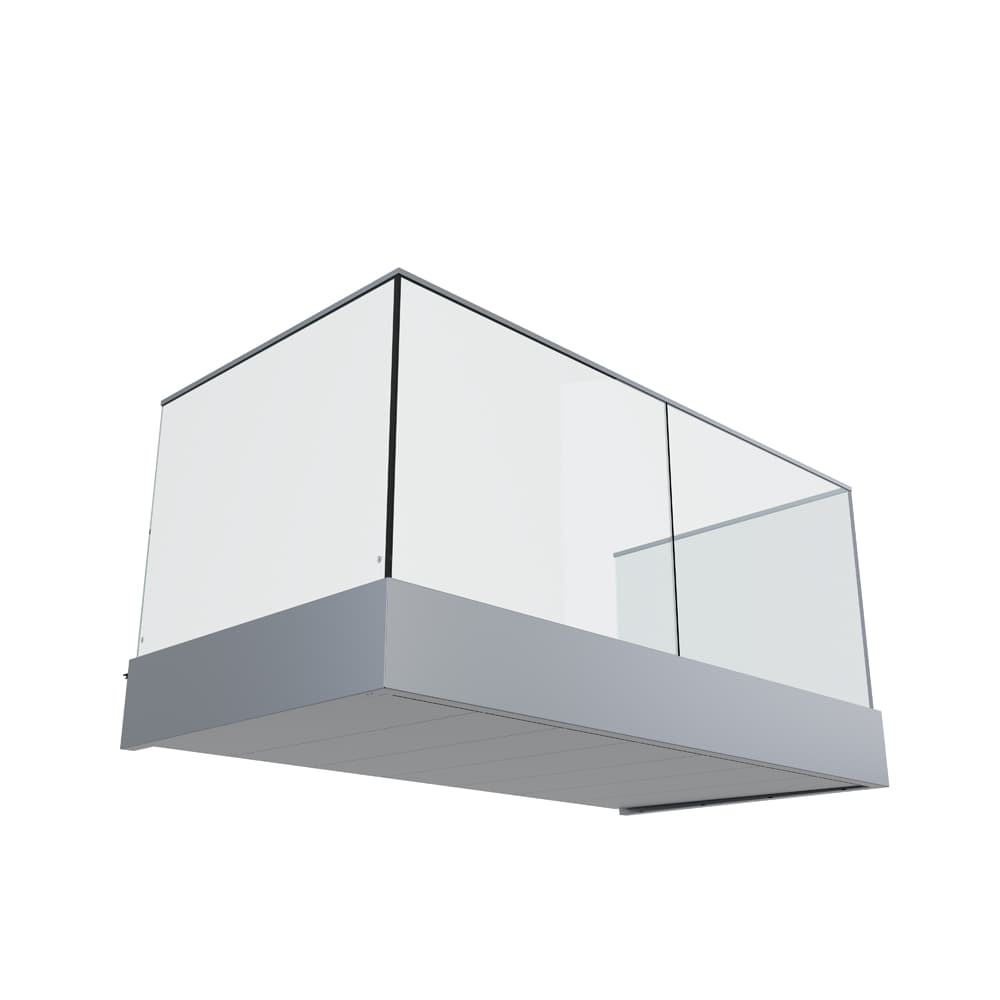 Image Frameless structural glass balustrade balcony system